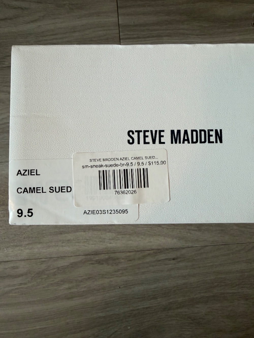 STEVE MADDEN AZIEL CAMEL SUEDE SNEAKERS size 9.5 - Picture 5 of 5